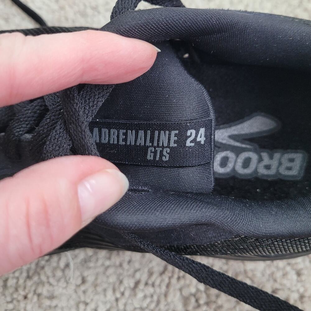 Brooks Adrenaline GTS 24 Running Shoes Black 1204261D020 Women’s Size 10D Used - Picture 12 of 12